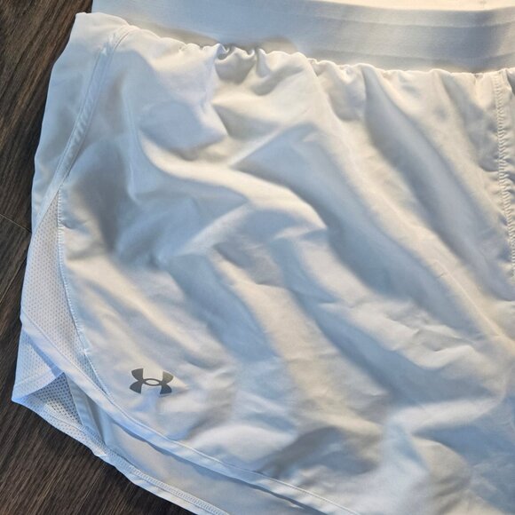 UNDER ARMOUR White Athletic/Athleisure Shorts w/ Built-In Briefs NWOT/SIZE 3X - Picture 4 of 4